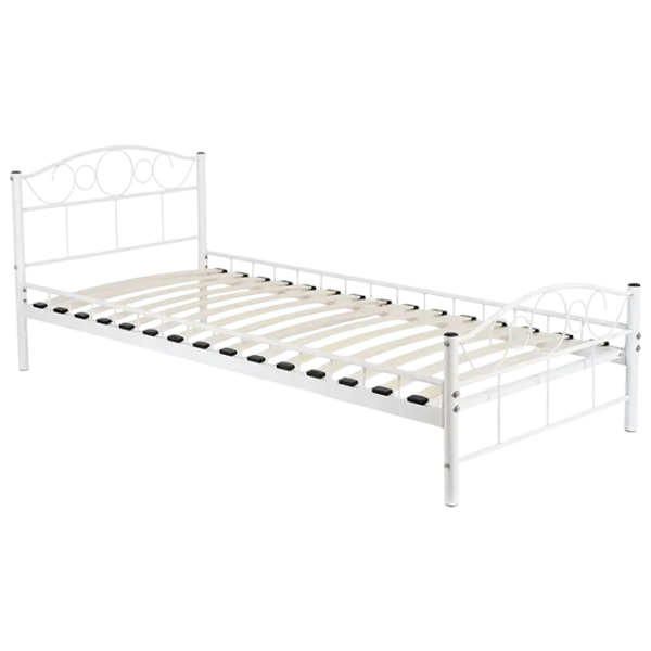 Кровать Mebel Elite Griffin 90 x 200 см / Металл / Белый photo 1