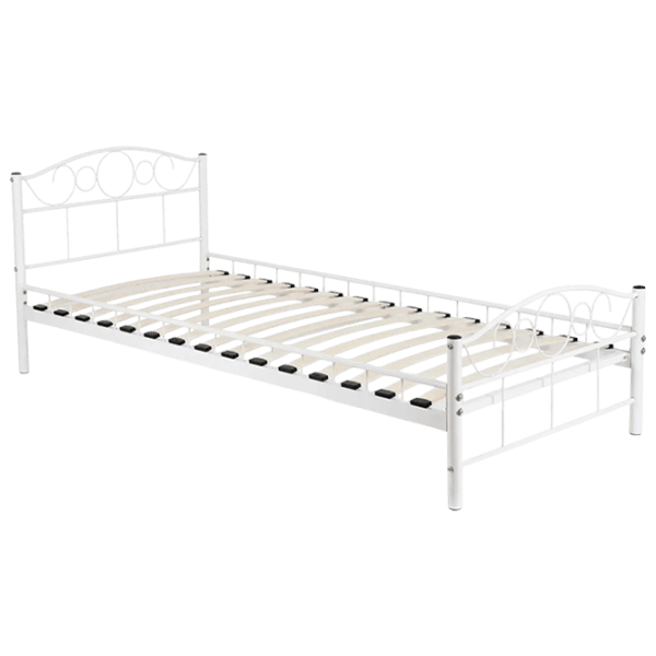 Кровать Mebel Elite Griffin 90 x 200 см / Металл / Белый photo 1