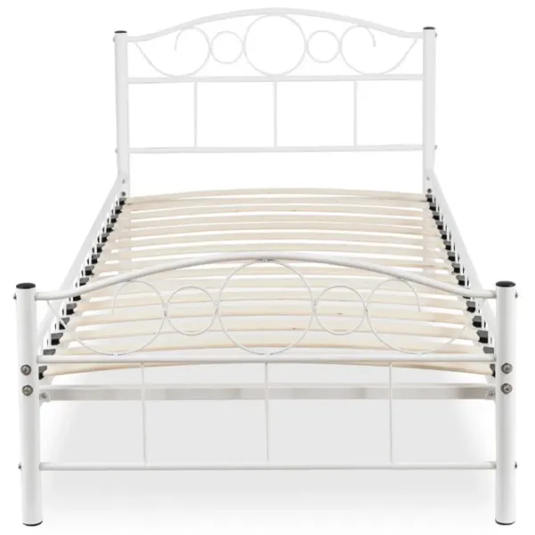 Кровать Mebel Elite Griffin 90 x 200 см / Металл / Белый photo 2