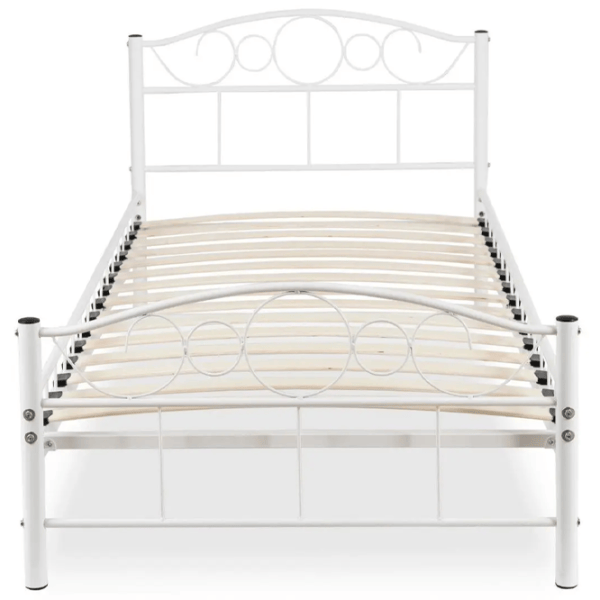 Кровать Mebel Elite Griffin 90 x 200 см / Металл / Белый photo 2
