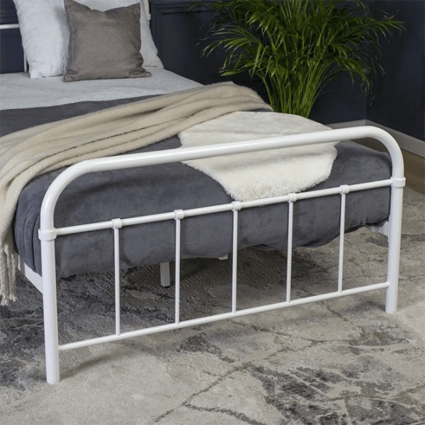 Кровать Mebel Elite Pablo 120 x 200 см / Металл / Белый photo 5