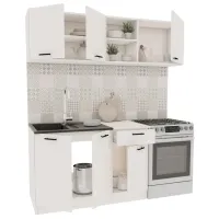 Кухня Haaus Kara ЛДСП / White photo 2