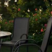 Набор садовой мебели Sofotel SO-981 Сталь / Закалённое стекло / Сталь / Черный photo 4
