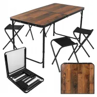 Set mobilă grădină Gardlov 27304 Aluminiu / MDF / Aluminiu / Brown photo 3