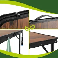 Set mobilă grădină Gardlov 27304 Aluminiu / MDF / Aluminiu / Brown photo 6