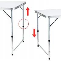 Set mobilă grădină Gotel L71A Poliester / Plastic / Poliester / White photo 4