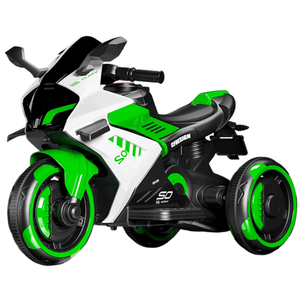 Motocicletă pentru copii Caider 18528 20 kg / 3+ / 5 km/h / Green photo 1