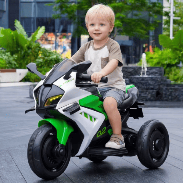 Motocicletă pentru copii Caider 18528 20 kg / 3+ / 5 km/h / Green photo 2
