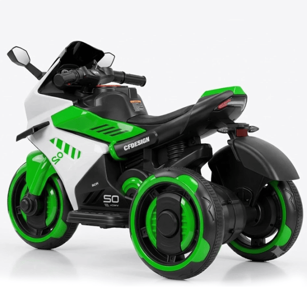 Motocicletă pentru copii Caider 18528 20 kg / 3+ / 5 km/h / Green photo 5