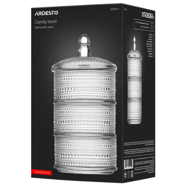 Контейнер Ardesto AR5021  / Стекло / Прозрачный photo 4