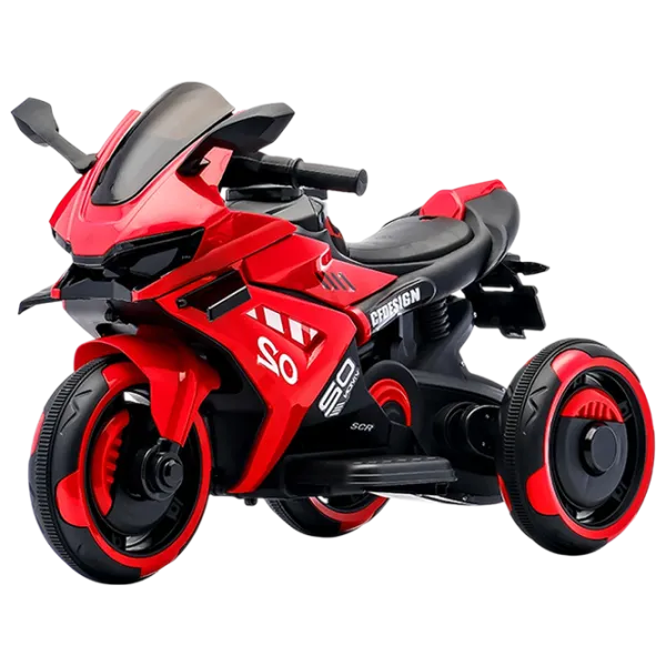 Motocicletă pentru copii Caider W8 20 kg / 3+ / 5 km/h / Red photo 1