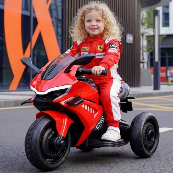 Motocicletă pentru copii Caider W8 20 kg / 3+ / 5 km/h / Red photo 2