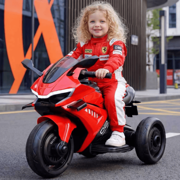 Motocicletă pentru copii Caider W8 20 kg / 3+ / 5 km/h / Red photo 2