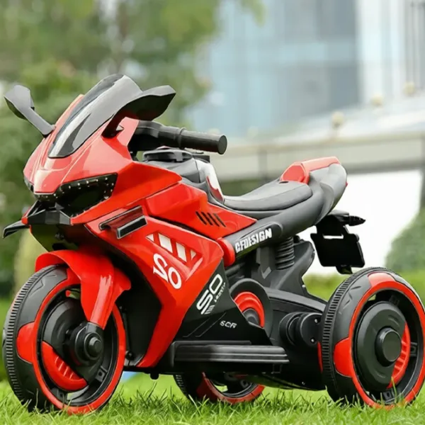 Motocicletă pentru copii Caider W8 20 kg / 3+ / 5 km/h / Red photo 3