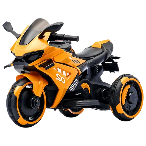 Motocicletă pentru copii Caider W8 20 kg / 3+ / 5 km/h / Orange photo 1