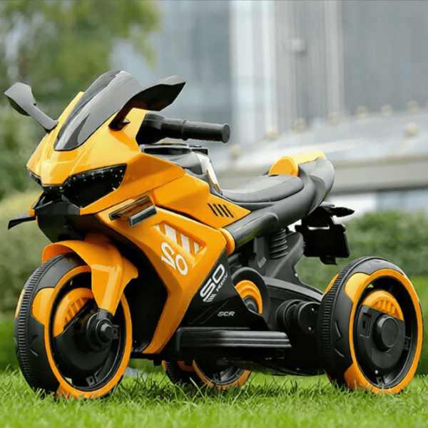 Motocicletă pentru copii Caider W8 20 kg / 3+ / 5 km/h / Orange photo 3