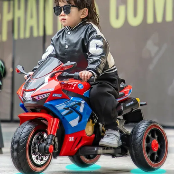 Motocicletă pentru copii Caider RT516 20 kg / 3+ / 5 km/h / Red photo 2