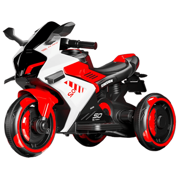 Motocicletă pentru copii Caider W6 20 kg / 3+ / 5 km/h / Red photo 1
