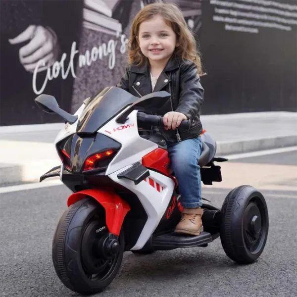 Motocicletă pentru copii Caider W6 20 kg / 3+ / 5 km/h / Red photo 2