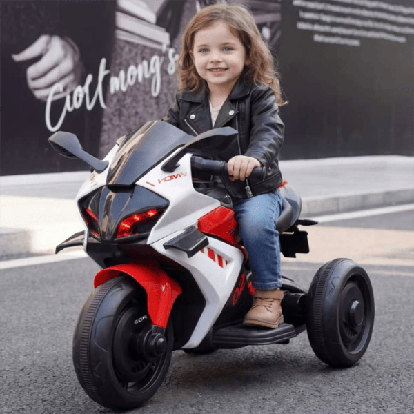 Motocicletă pentru copii Caider W6 20 kg / 3+ / 5 km/h / Red photo 2