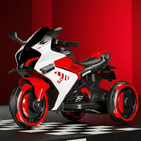 Motocicletă pentru copii Caider W6 20 kg / 3+ / 5 km/h / Red photo 3