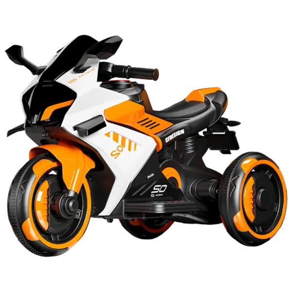 Motocicletă pentru copii Caider W6 20 kg / 3+ / 5 km/h / Orange photo 1