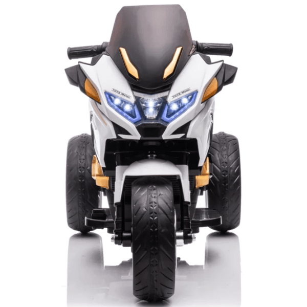 Motocicletă pentru copii Caider 1698 30 kg / 3+ / 5 km/h / White photo 2