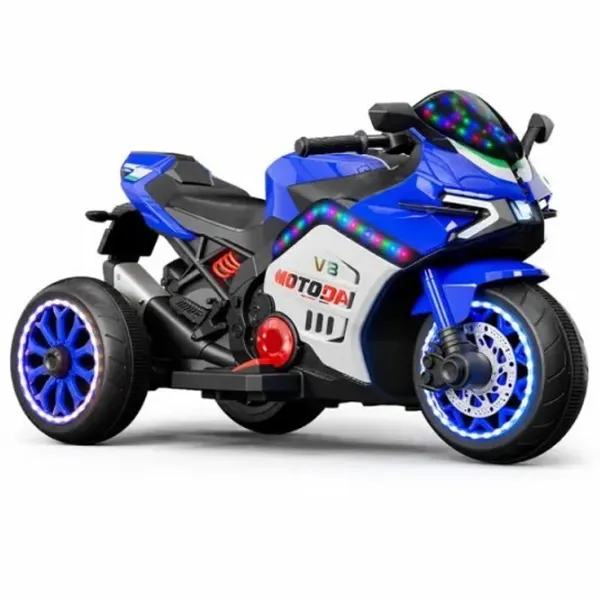 Motocicletă pentru copii Caider JMBD583 30 kg / 3+ / 8 km/h / Blue photo 2
