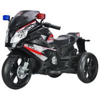 Motocicletă pentru copii Caider RT8188/3 30 kg / 3+ / 5 km/h / Black