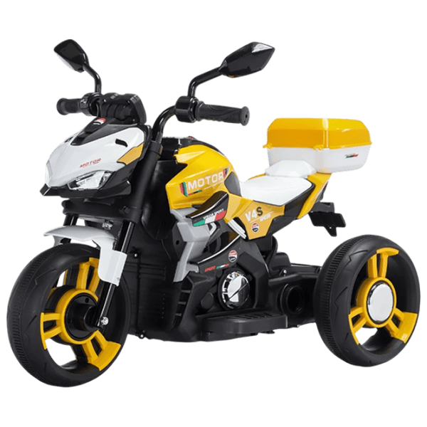 Motocicletă pentru copii Caider RT7788/3 15 kg / 3+ / 8 km/h / Yellow photo 1
