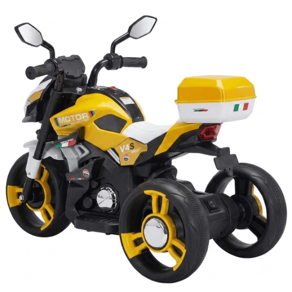 Motocicletă pentru copii Caider RT7788/3 15 kg / 3+ / 8 km/h / Yellow photo 5