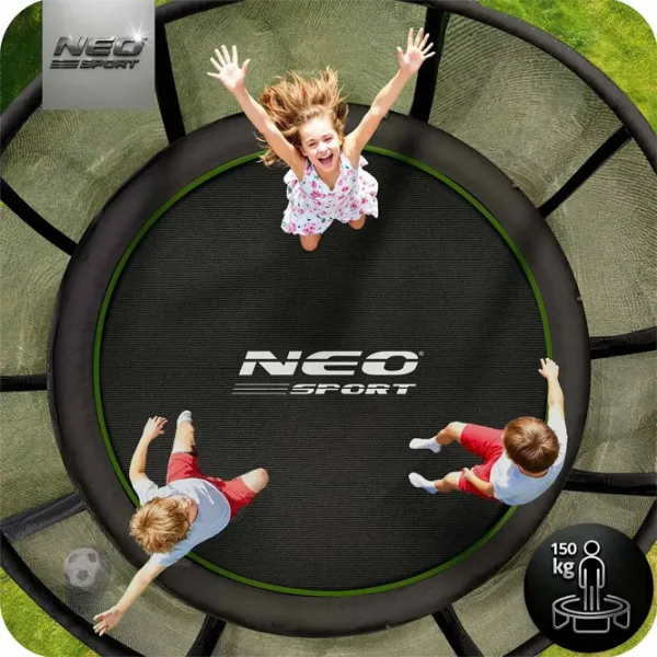 Батут Neo Sport NS-12Z231   / Черный / Диаметр - 374 см photo 6