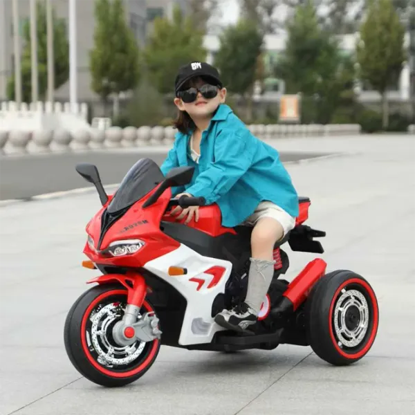 Motocicletă pentru copii Caider JMB822 25 kg / 3+ / 8 km/h / Red photo 2