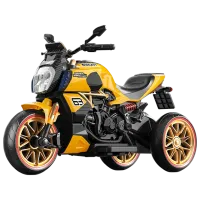 Motocicletă pentru copii Caider 1260 25 kg / 3+ / 5 km/h / Yellow