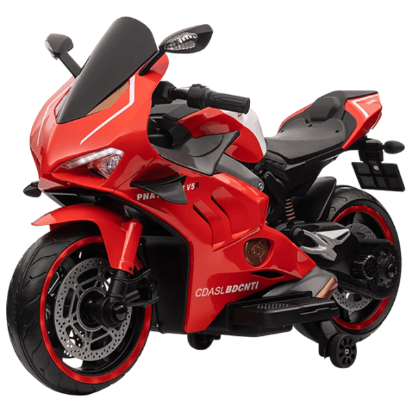 Motocicletă pentru copii Caider V5 30 kg / 3+ / 5 km/h / Red photo 1