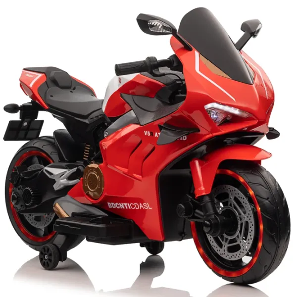 Motocicletă pentru copii Caider V5 30 kg / 3+ / 5 km/h / Red photo 3