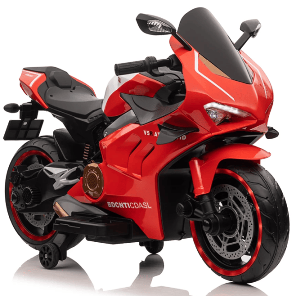 Motocicletă pentru copii Caider V5 30 kg / 3+ / 5 km/h / Red photo 3