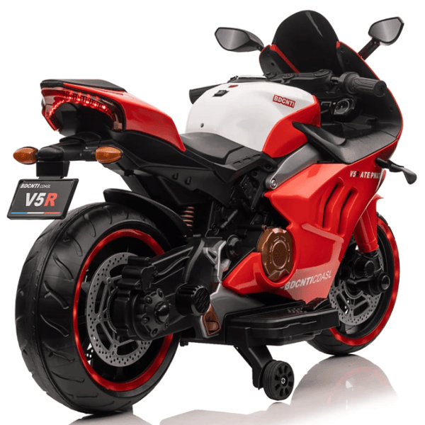 Motocicletă pentru copii Caider V5 30 kg / 3+ / 5 km/h / Red photo 7