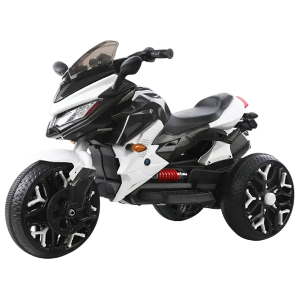 Motocicletă pentru copii Caider 5188 25 kg / 3+ / 5 km/h / White photo 1
