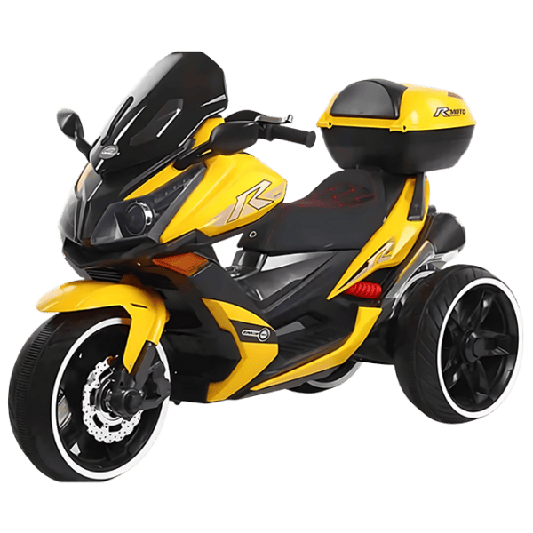 Motocicletă pentru copii Caider 550 25 kg / 3+ / 5 km/h / Yellow photo 1