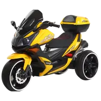 Motocicletă pentru copii Caider 550 25 kg / 3+ / 5 km/h / Yellow