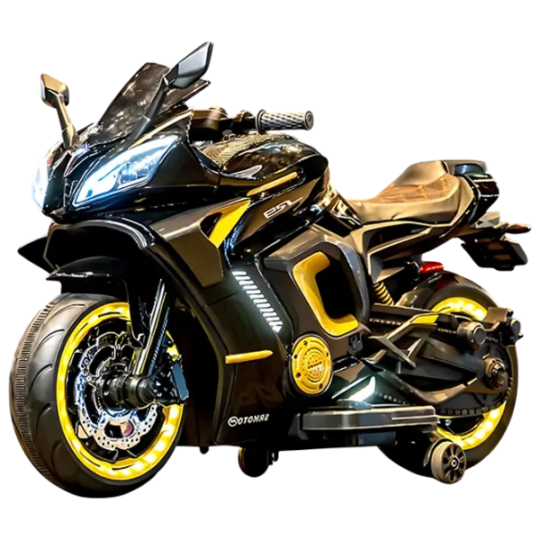 Motocicletă pentru copii Caider 3188 25 kg / 3+ / 5 km/h / Auriu photo 1