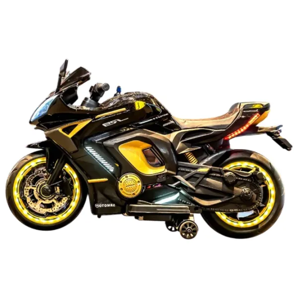 Motocicletă pentru copii Caider 3188 25 kg / 3+ / 5 km/h / Auriu photo 2
