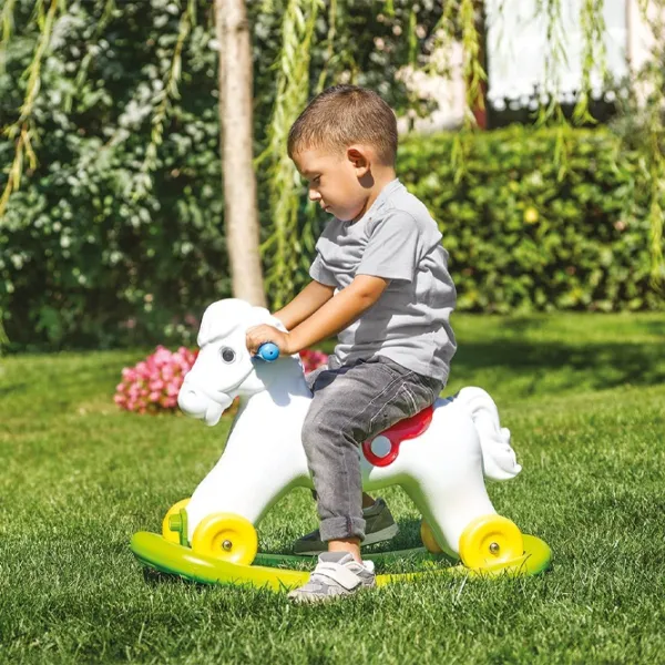 Игрушка качалка Dolu Toy Лошадка 2 года - 6 лет / Белый photo 7