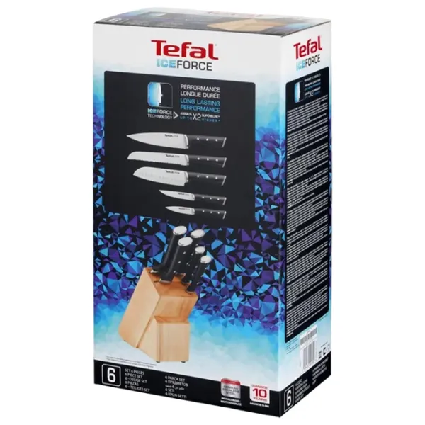 Набор ножей Tefal K232S574 Нержавеющая сталь / Серебряный photo 6