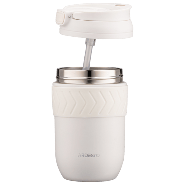 Термокружка Ardesto Cosy Travel Mug Бежевый 0.4л photo 4