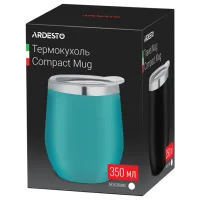 Термокружка Ardesto Compact Travel Mug Голубой 0.35л photo 2