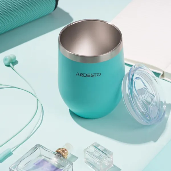 Термокружка Ardesto Compact Travel Mug Голубой 0.35л photo 4