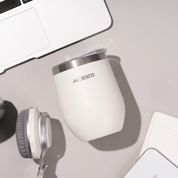 Термокружка Ardesto Compact Travel Mug Белый 0.35л photo 5