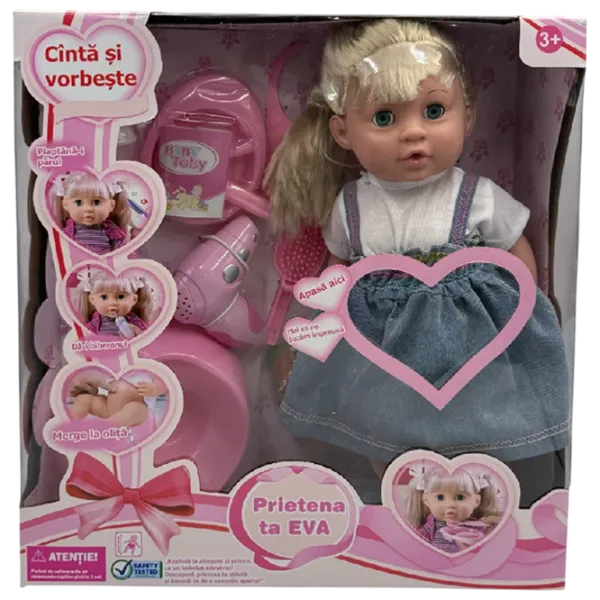 Păpușă HD Toys EVA 32478  / 3+ photo 1